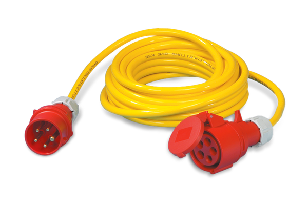 Starkstrom 400 V Verlängerungskabel Länge: 10 m; 16A, 5x 2,5 mm²