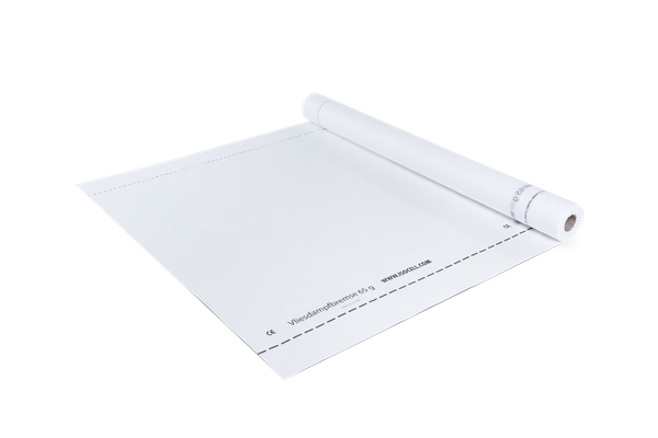 Vliesdampfbremse 65g, weiß 1,5 m x 50 m