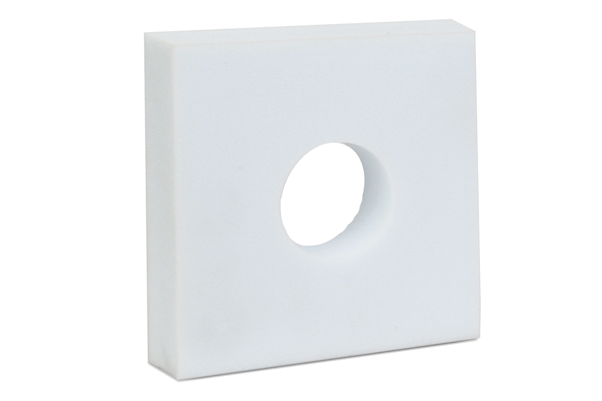 Abdichtschwamm für Einblasdüsen 25x25x2 cm für Einblasdüsen 75/40