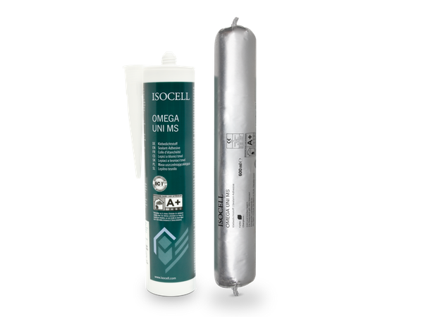 OMEGA UNI MS Klebedichtstoff Kartusche, Schwarz, 310 ml