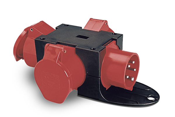 Stromverteiler Adapter 1 x 16 A / 3 x 16 A 400 V